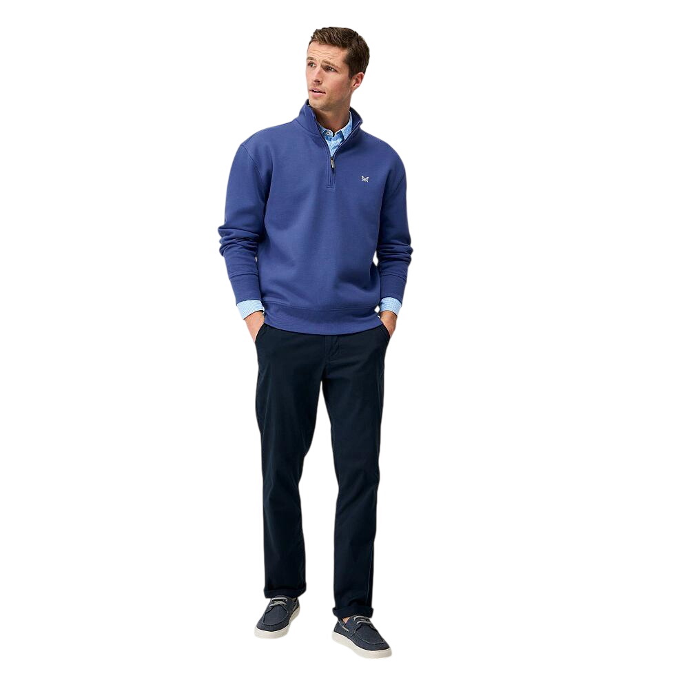 Crew Clothing Pique Half Zip